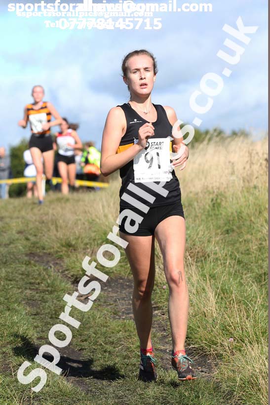 Womens under-17s  and under-20s 2019 Start Fitness Harrier league, Wrekenton, Gateshead. Photo: David T. Hewitson/Sports for All Pics